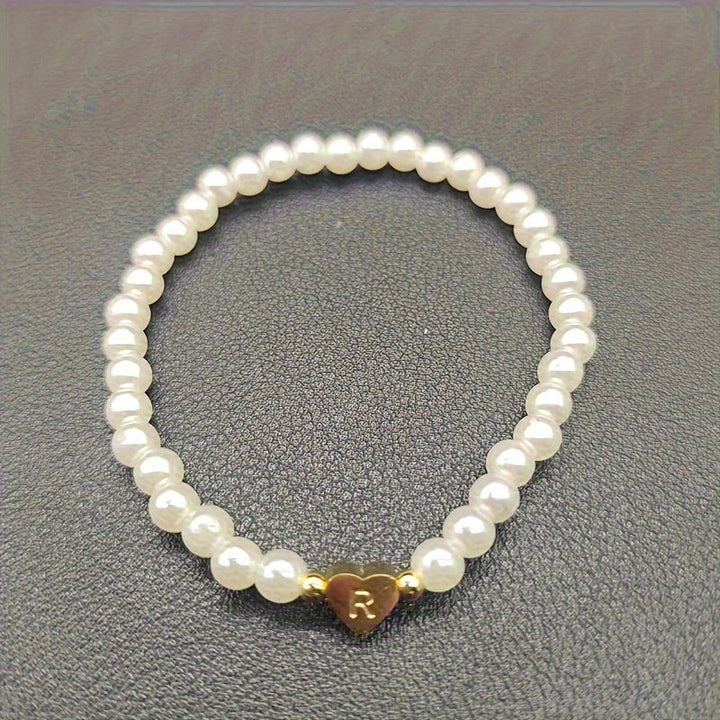 Charming Initial Heart Bracelet