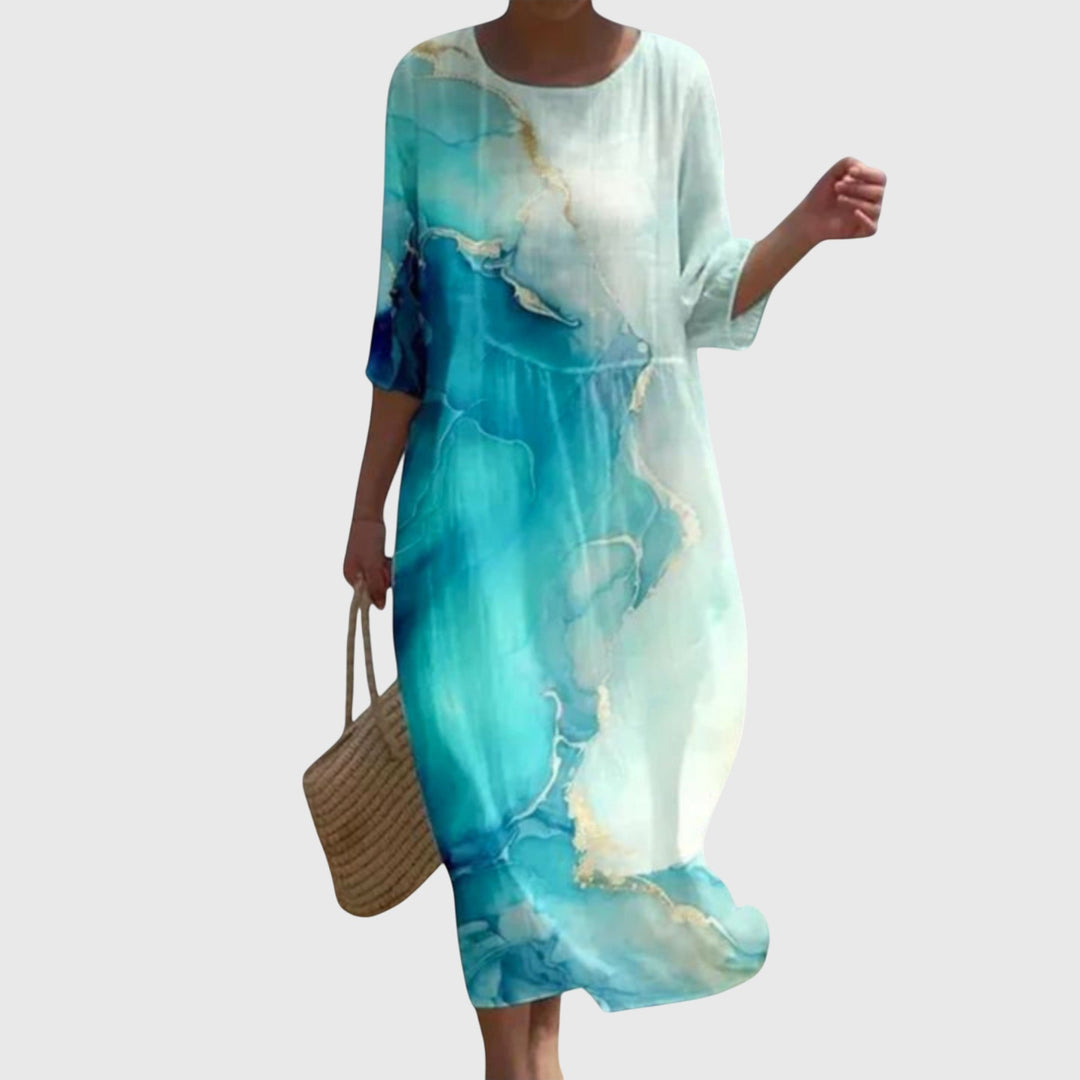 Hayley™ | Elegant Floral Long Robe