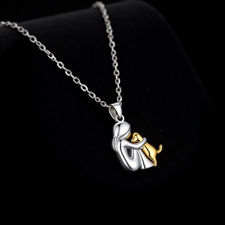 Hug Pendant Necklace with Bonus Earrings – Limited Time Offer!