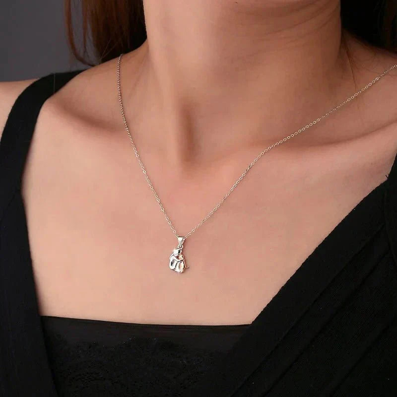 Hug Pendant Necklace with Bonus Earrings – Limited Time Offer!