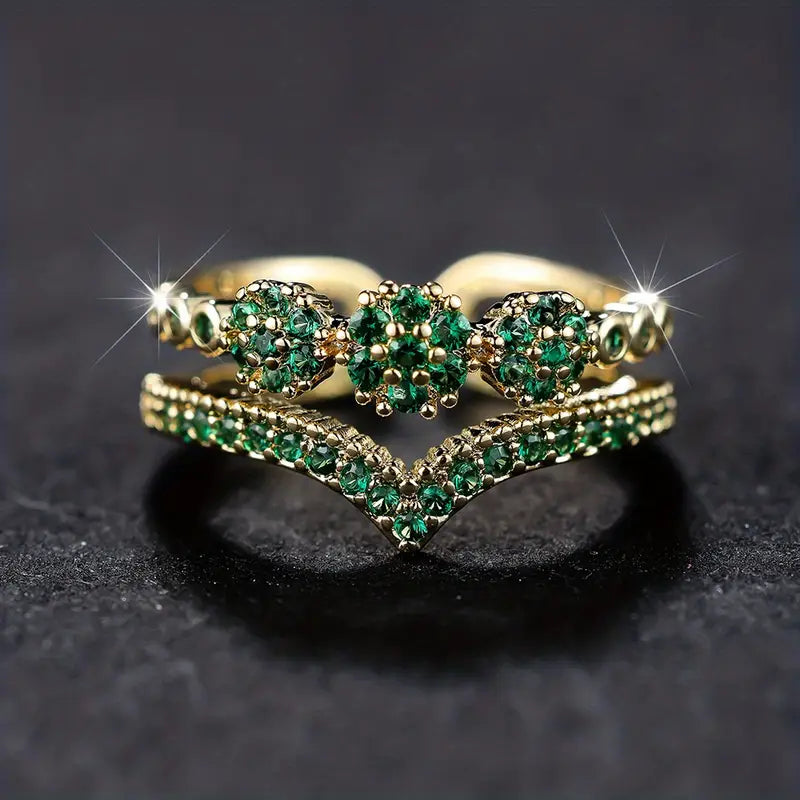 Emerald Crown Ring" can be rewritten as "Regal Emerald Crown Ring.