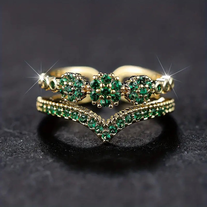 Emerald Crown Ring" can be rewritten as "Regal Emerald Crown Ring.