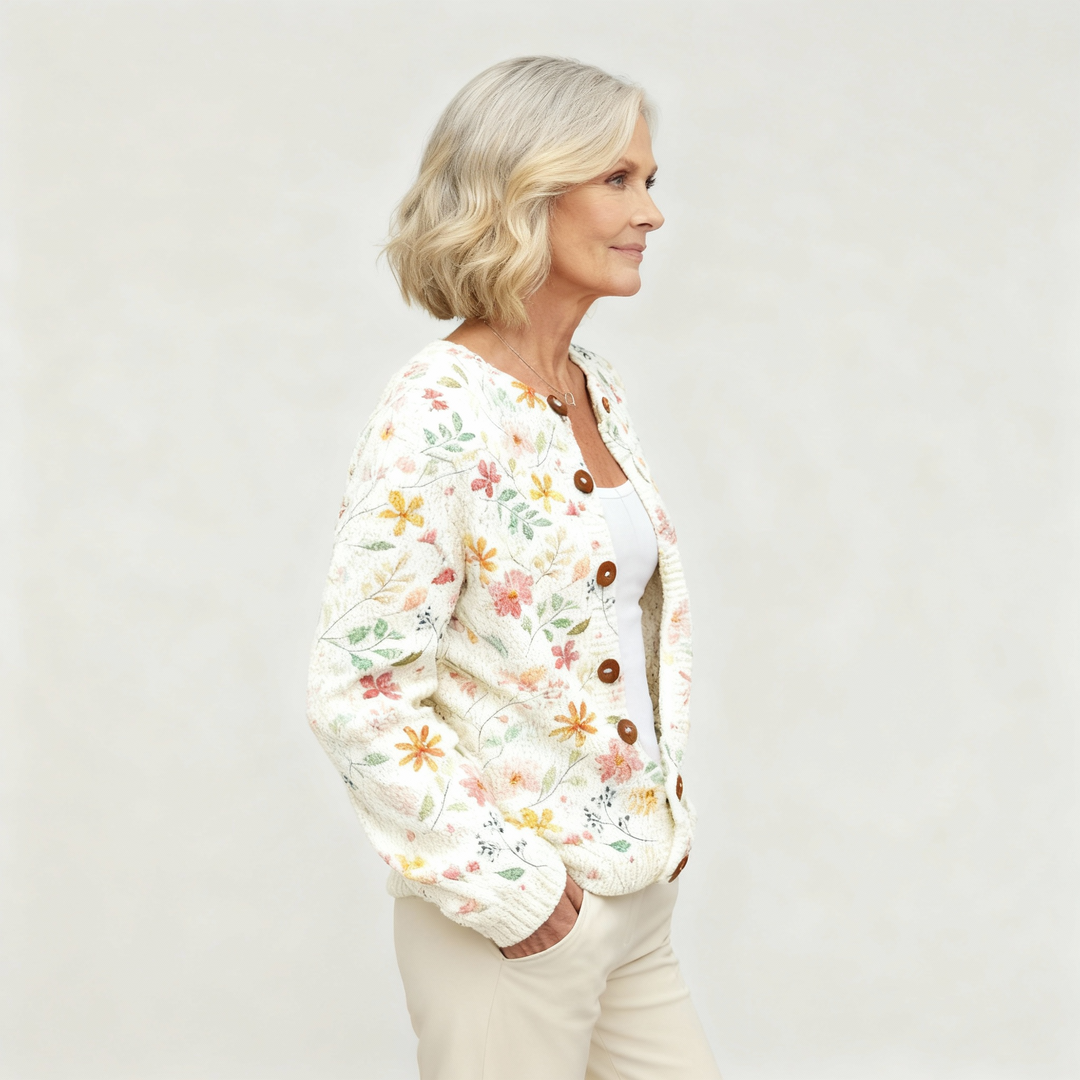 Grace | Floral Print Cardigan