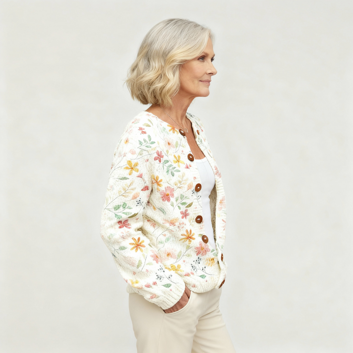 Grace | Floral Print Cardigan