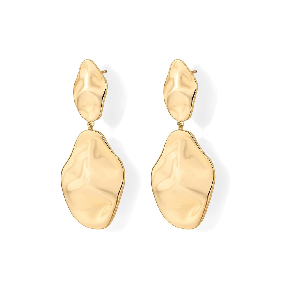 Gold Wave Earrings