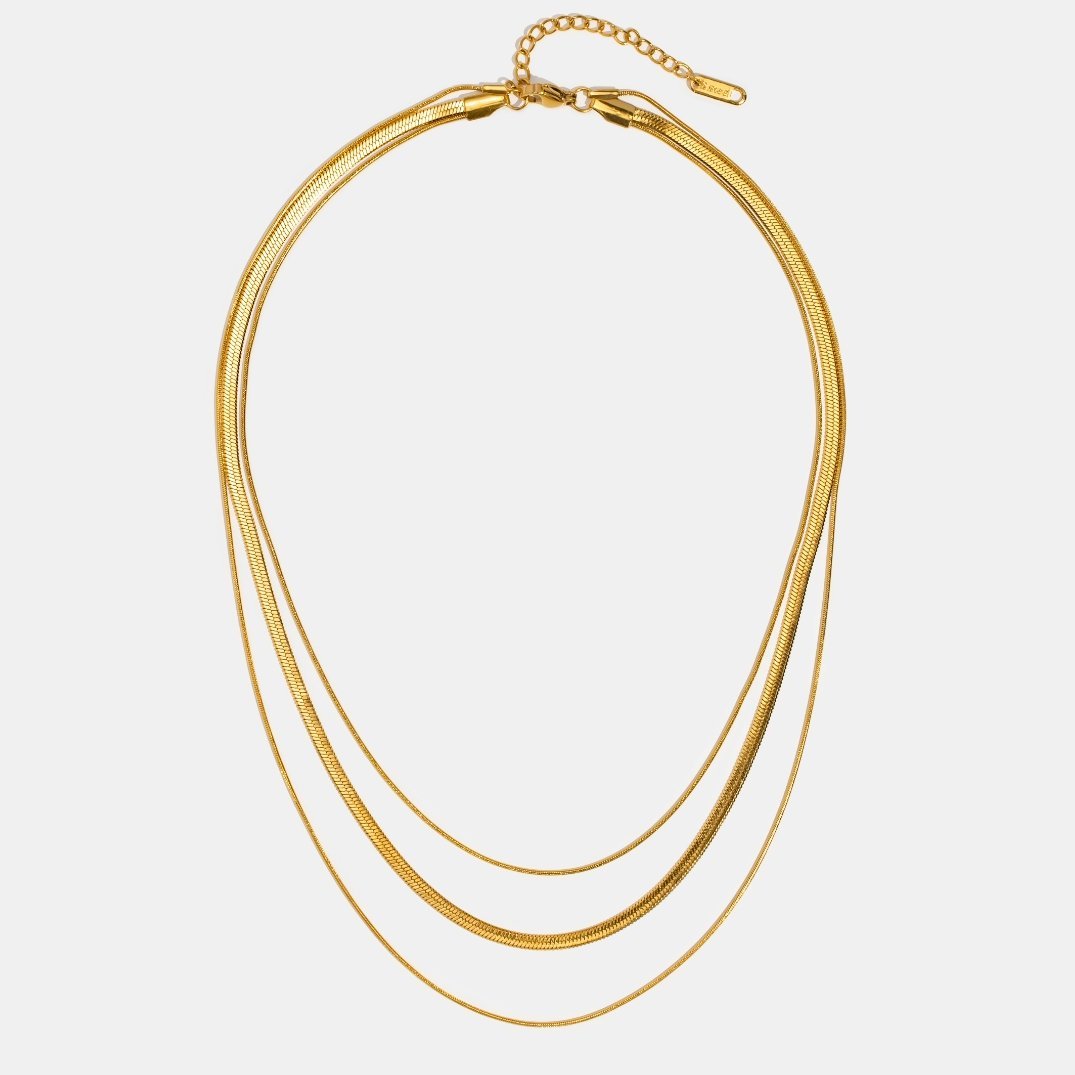 Layered Gold Chain Necklace