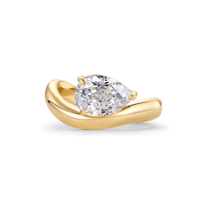 Gold Sea Promise Ring