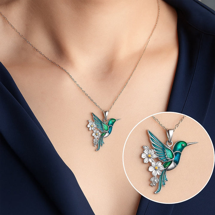 Elegant Hummingbird Necklace with Complimentary Earrings – Limited Time Only!