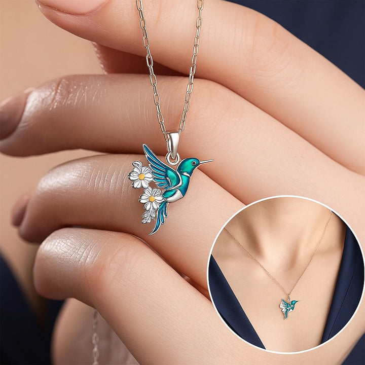 Elegant Hummingbird Necklace with Complimentary Earrings – Limited Time Only!