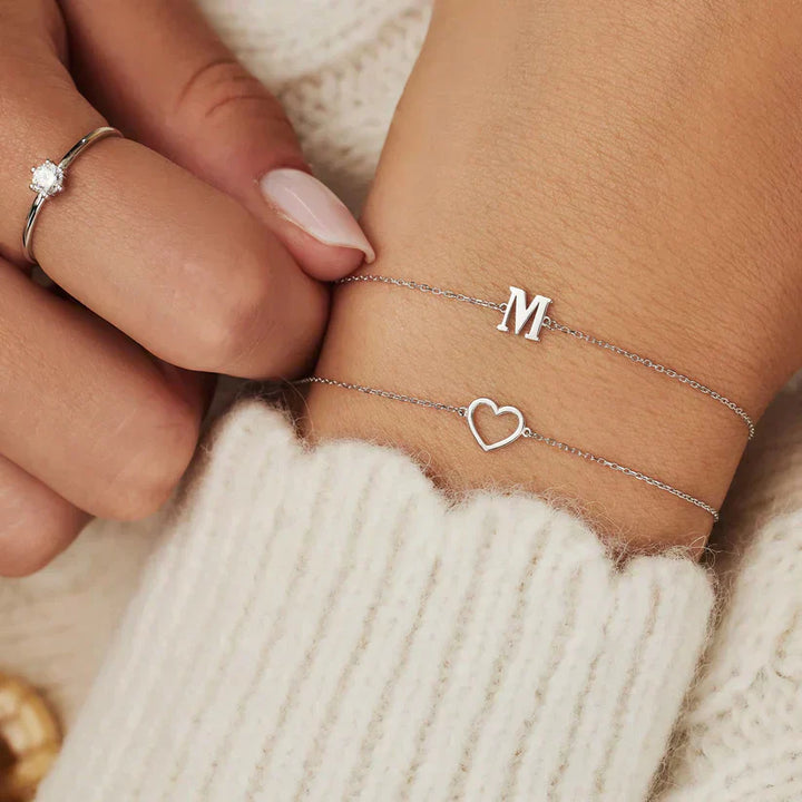 Personalized Elegance Initial Bracelet