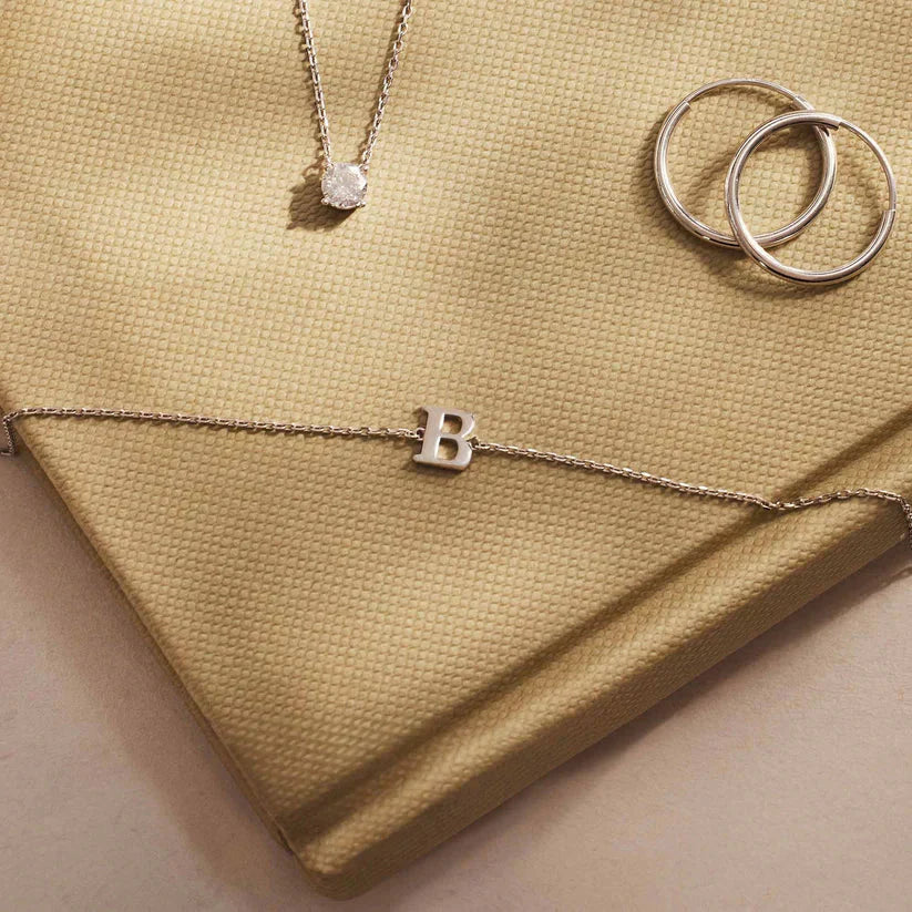 Personalized Elegance Initial Bracelet
