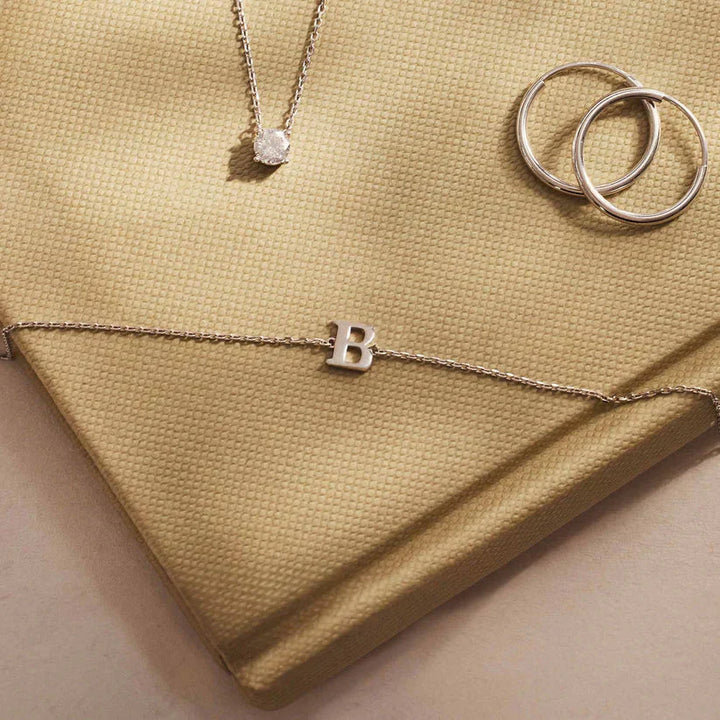 Personalized Elegance Initial Bracelet