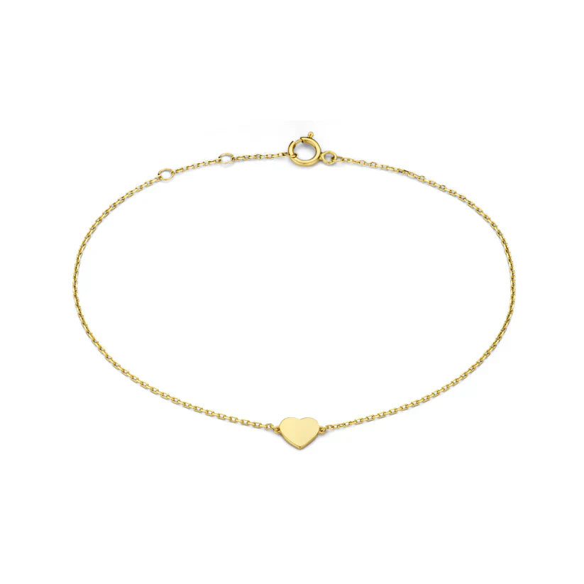 Oriana Gold Heart Bracelet