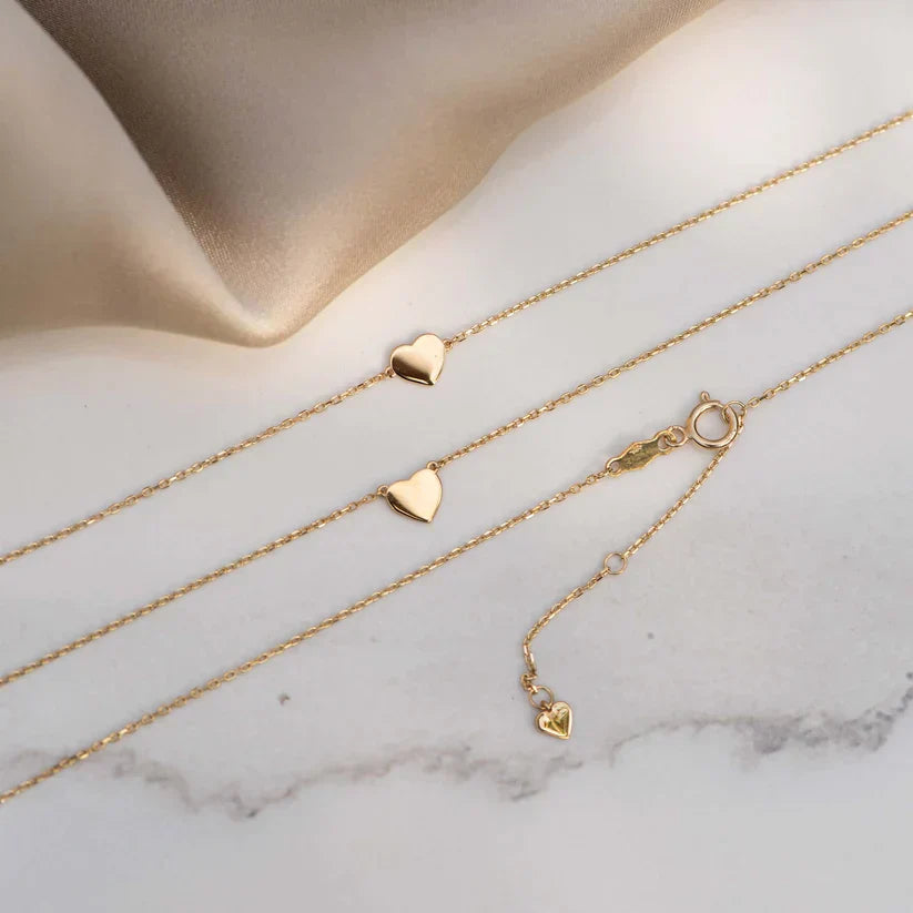 Oriana Gold Heart Bracelet