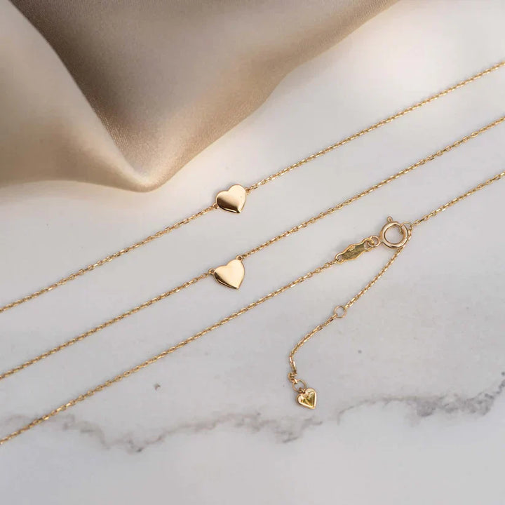 Oriana Gold Heart Bracelet