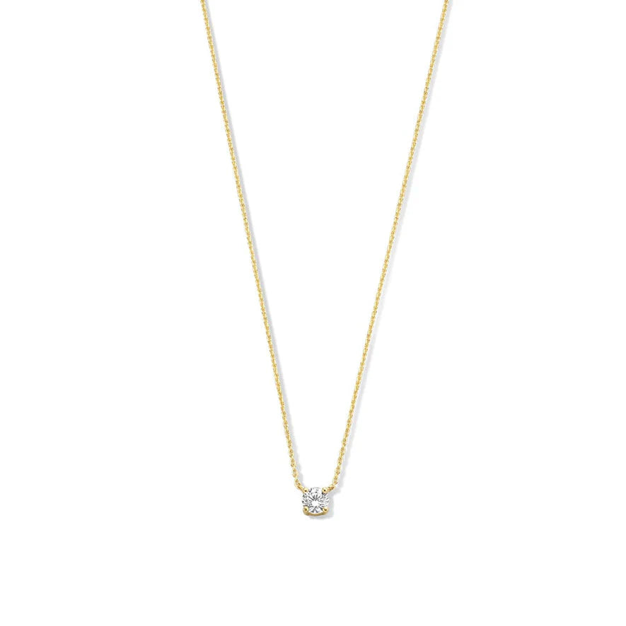 Cléa Gold Moissanite Stone Collar
