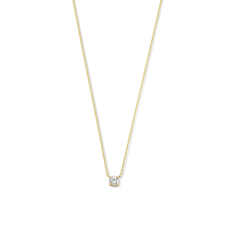 Cléa Gold Moissanite Stone Collar