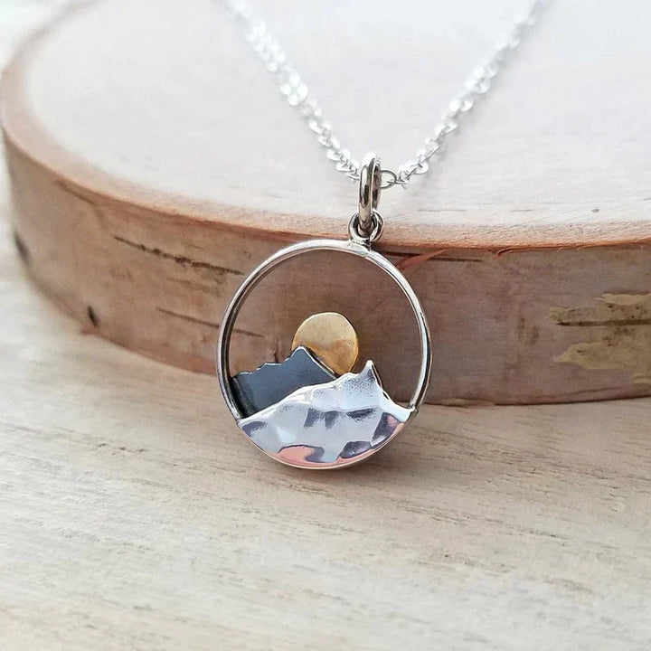Mountain Pendant Necklace