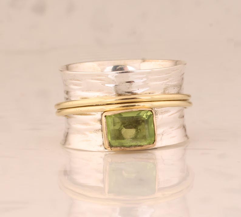 Natural Gemstone Ring" can be rewritten as "Genuine Gemstone Ring.