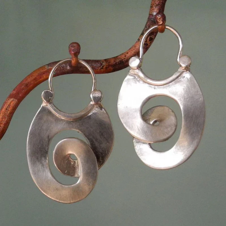 Classic Silver Vintage Earrings