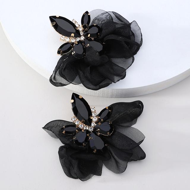 Vibrant Floral Petal Earrings