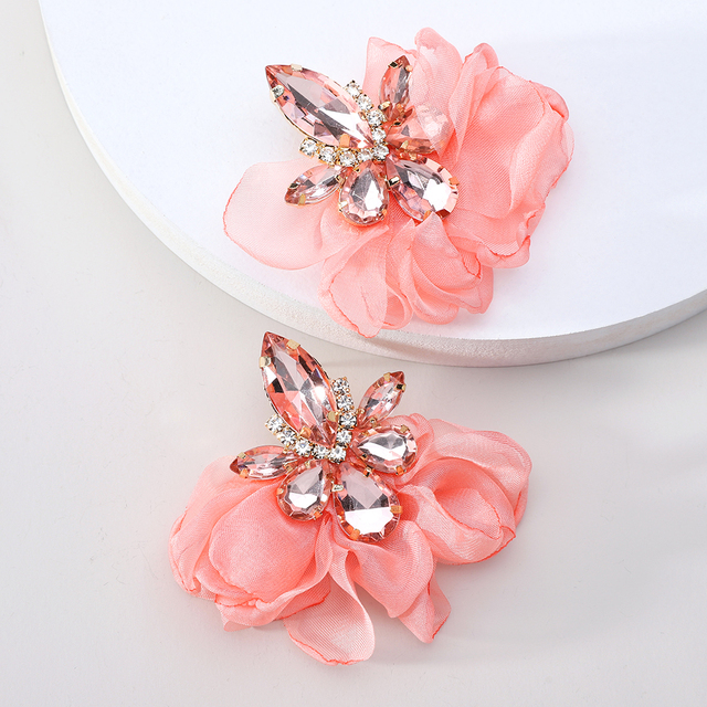 Vibrant Floral Petal Earrings