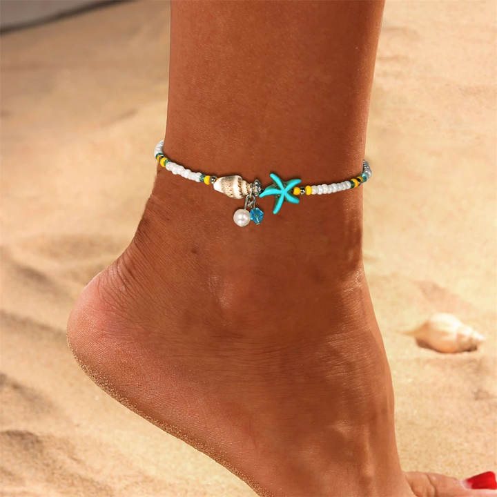 Ocean-Inspired Ankle Bracelet