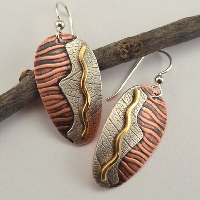 Vintage Silver Desert Earrings