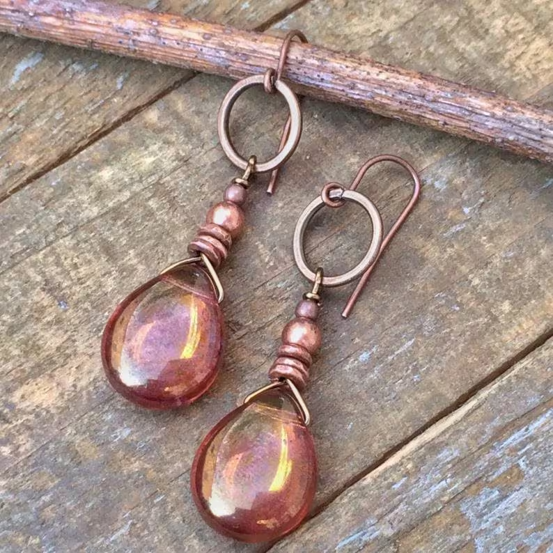 Retro Crystal Earrings
