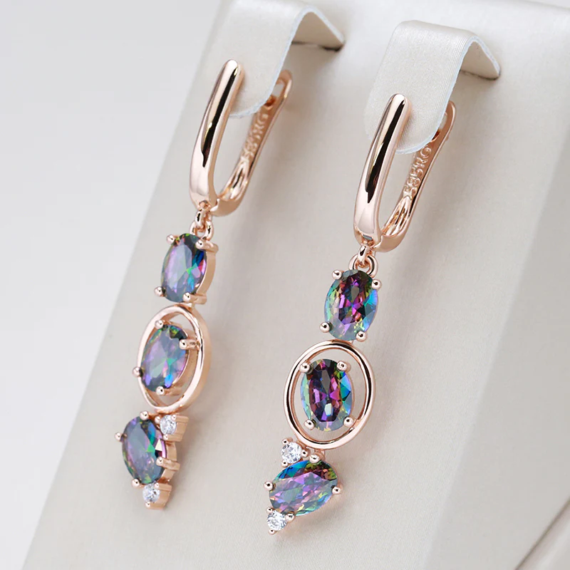 Vibrant Crystal Earrings