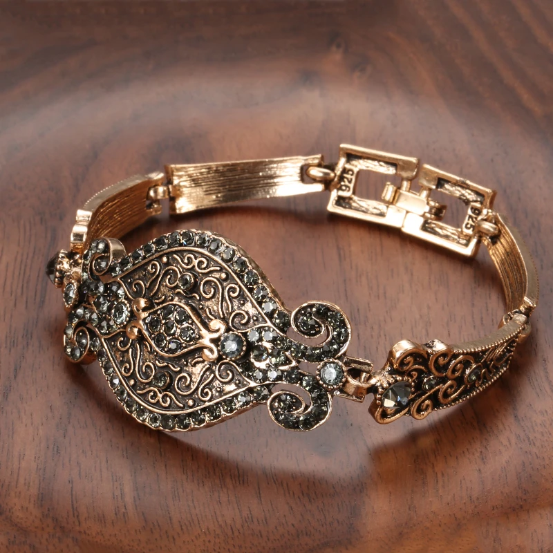 Chic Black Crystal Bracelet