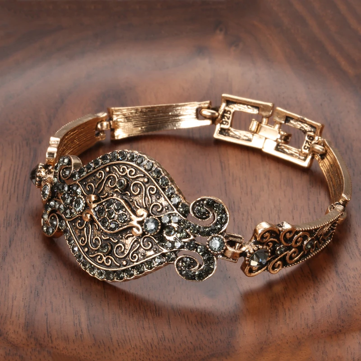 Chic Black Crystal Bracelet