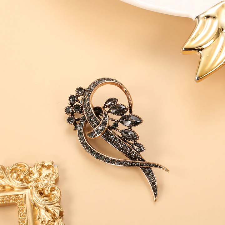 Chic Black Zirconia Earrings