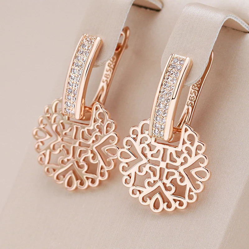 Chic Gold Mandala Earrings