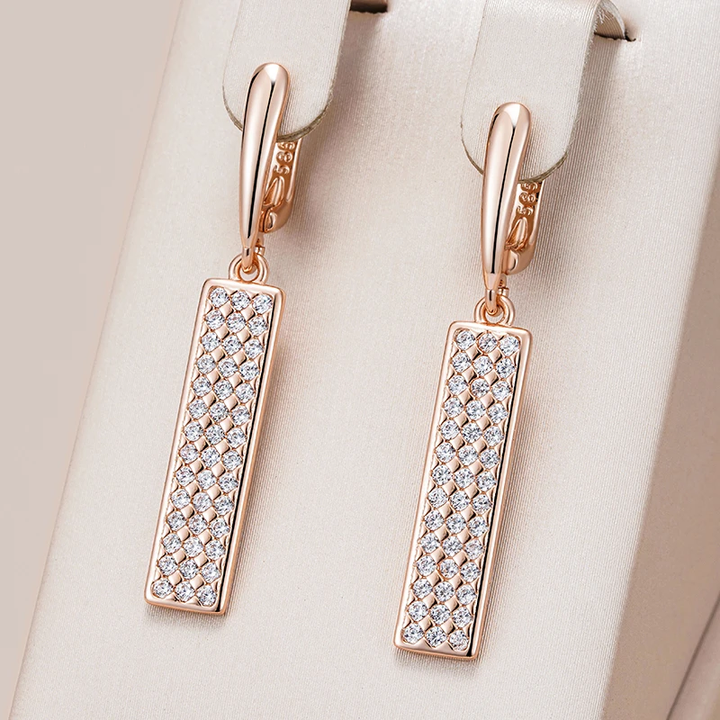 Chic Rectangular Earrings