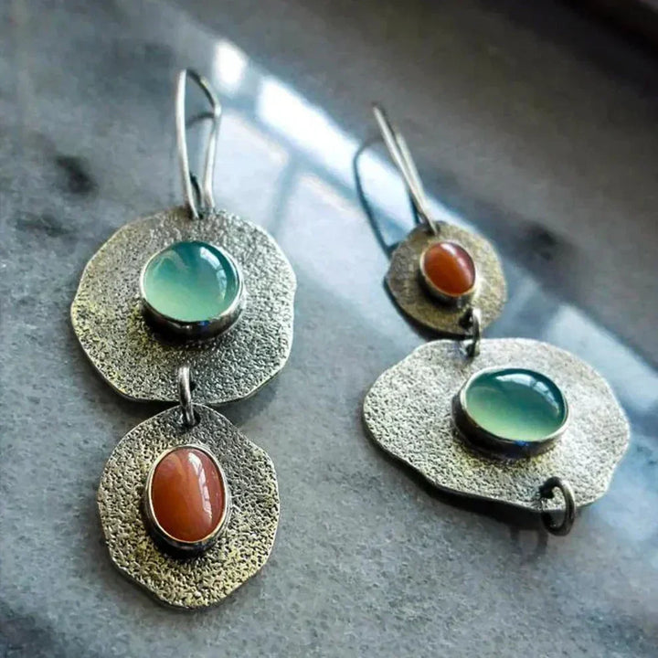 Silver Vintage Natura Earrings