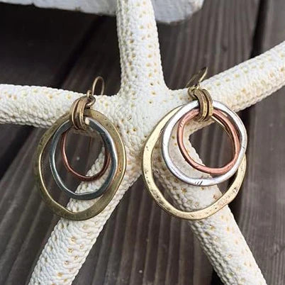 Gold & Silver Earrings