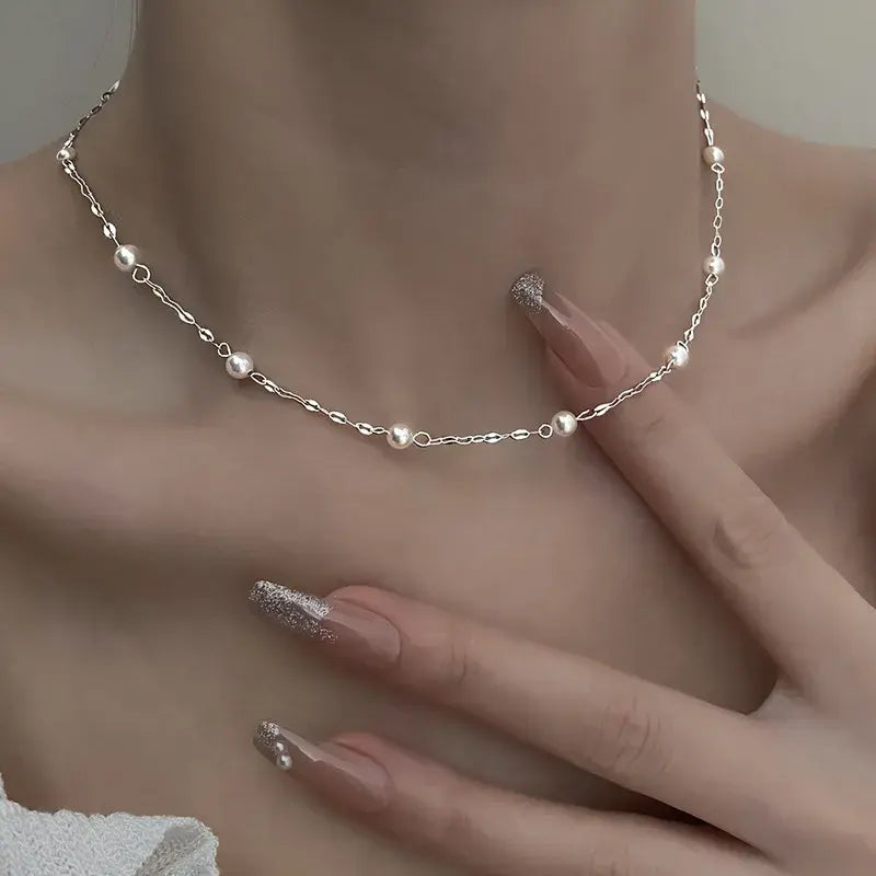 Chic Shiny Pearl Necklace
