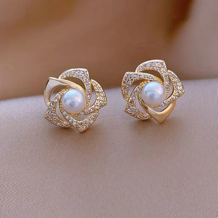 Elegant Pearl Drop Earrings