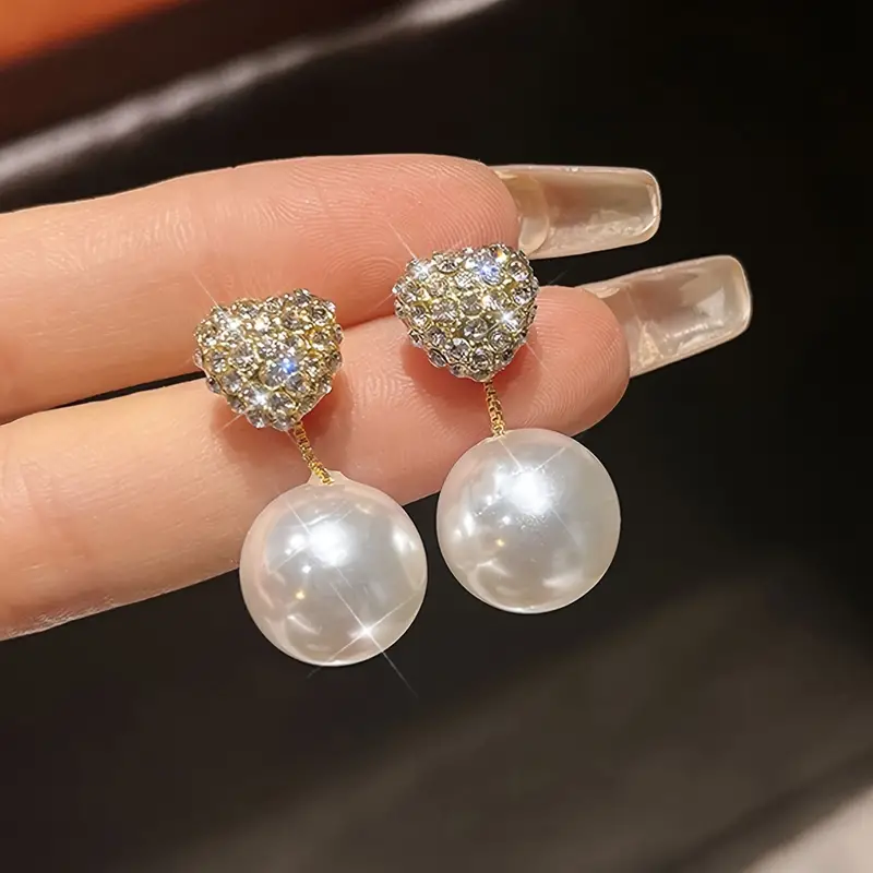 Chic Shiny Pearl Earrings