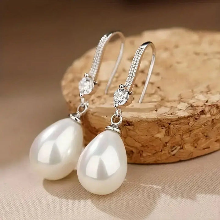 Lustrous Pearl Earrings