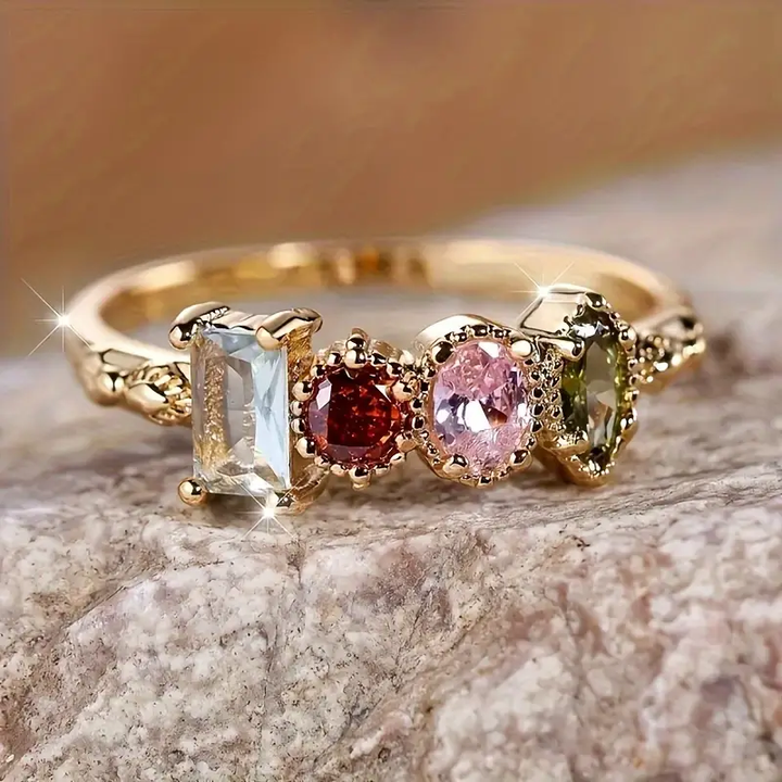 Vintage Floral Gold Ring