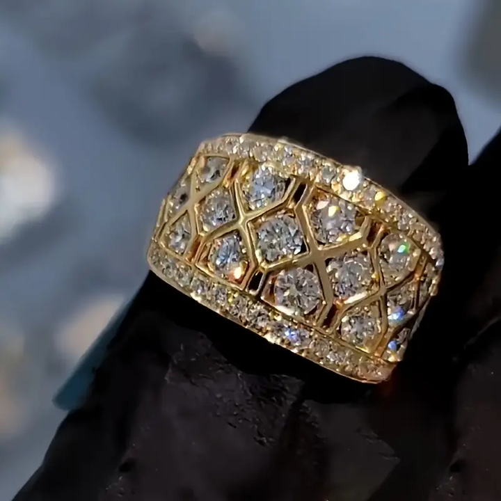 Radiant Gold Ring