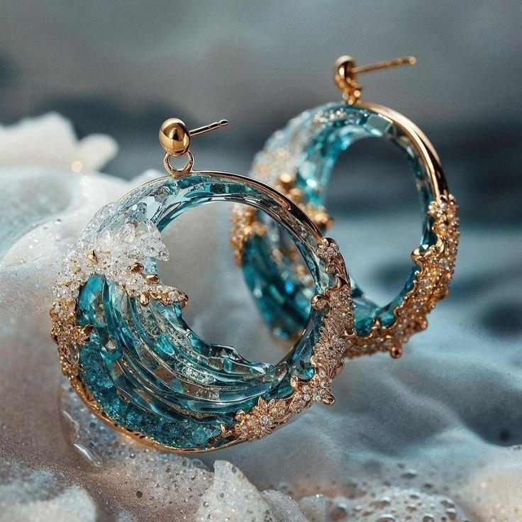 Ocean-Inspired Earrings