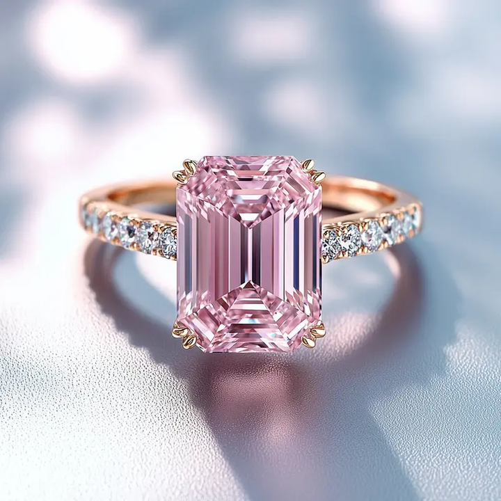 Enchanting Pink Crystal Ring