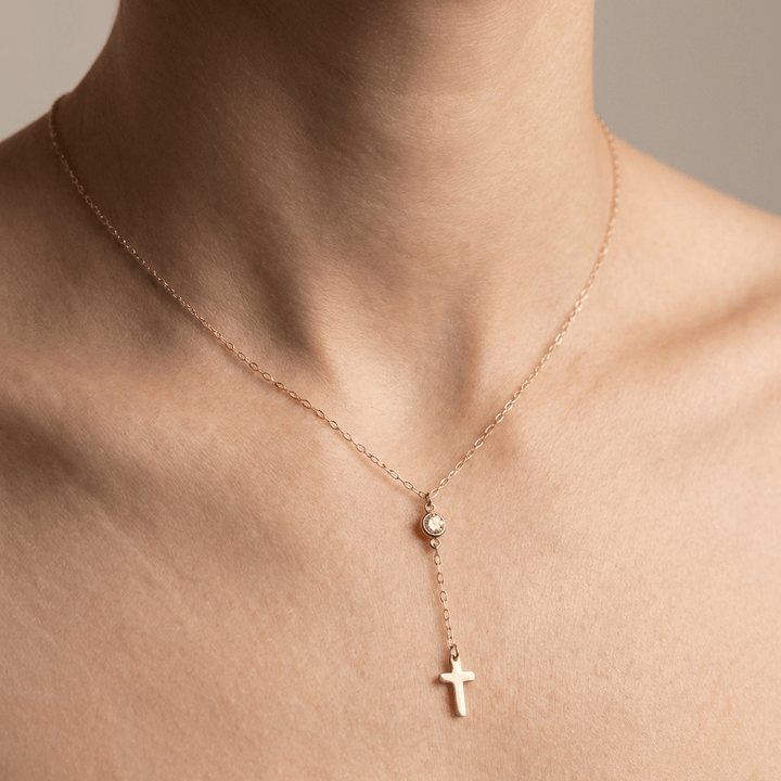 Petite Jesus Cross Pendant