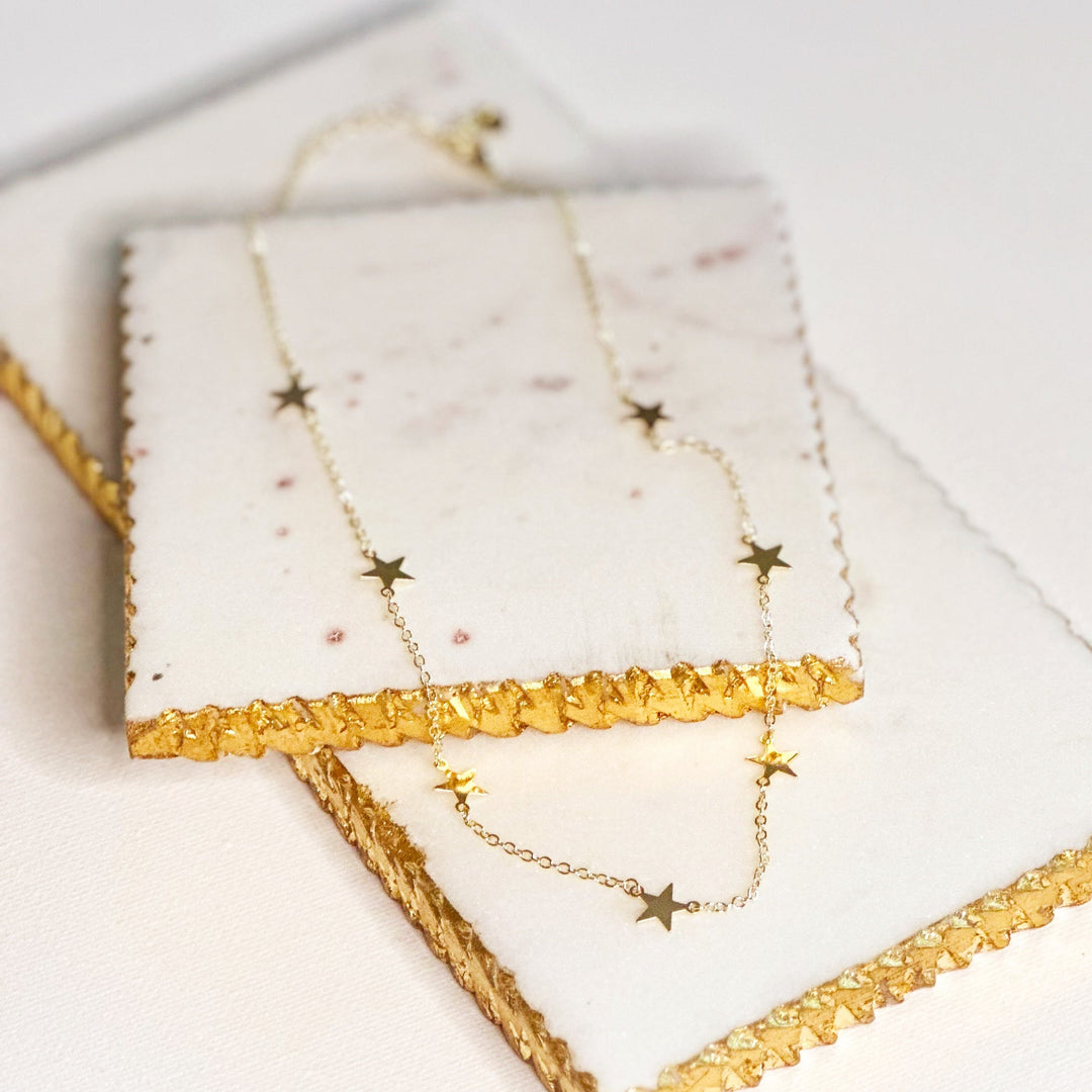 Stella Dainty Star Choker Necklace
