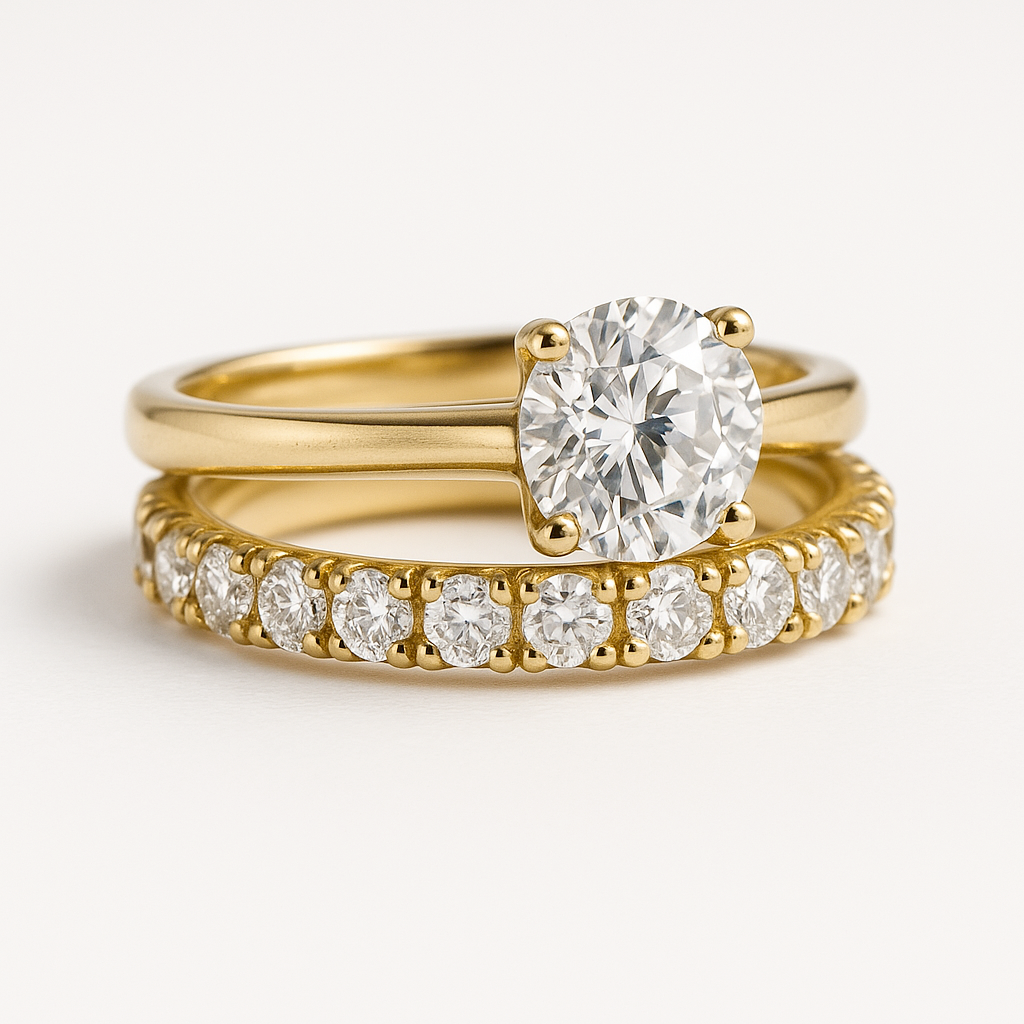 Aurora Gold Ring Set