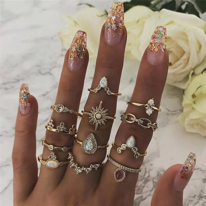 Exclusive Set of 8 to 12 Rings