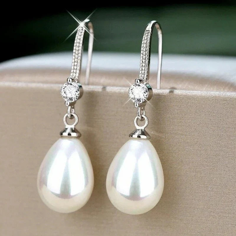 Handcrafted Earrings with Lustrous Natural Pearls